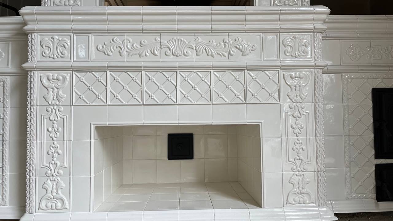 Барбекю Альбион — детали изразцов